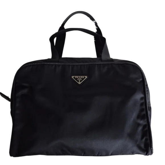 Vintage Prada Black Nylon Handbag - Picture 1 of 16